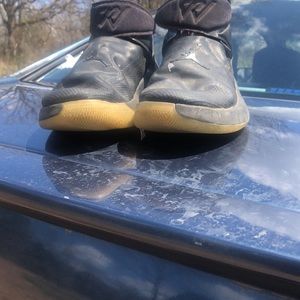 Pair of Jordan’s I’ve worn them once the yellow is part of the shoe